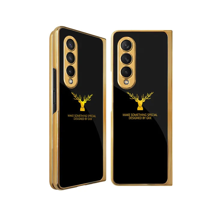 Deer Pattern Glass Case Samsung Galaxy Z Fold Series