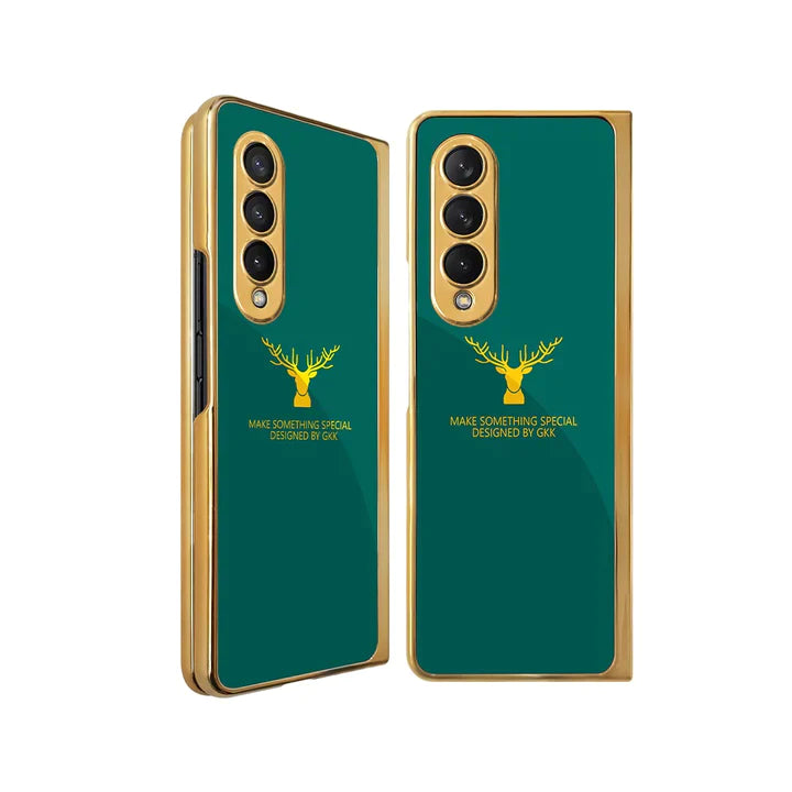 Deer Pattern Glass Case Samsung Galaxy Z Fold Series