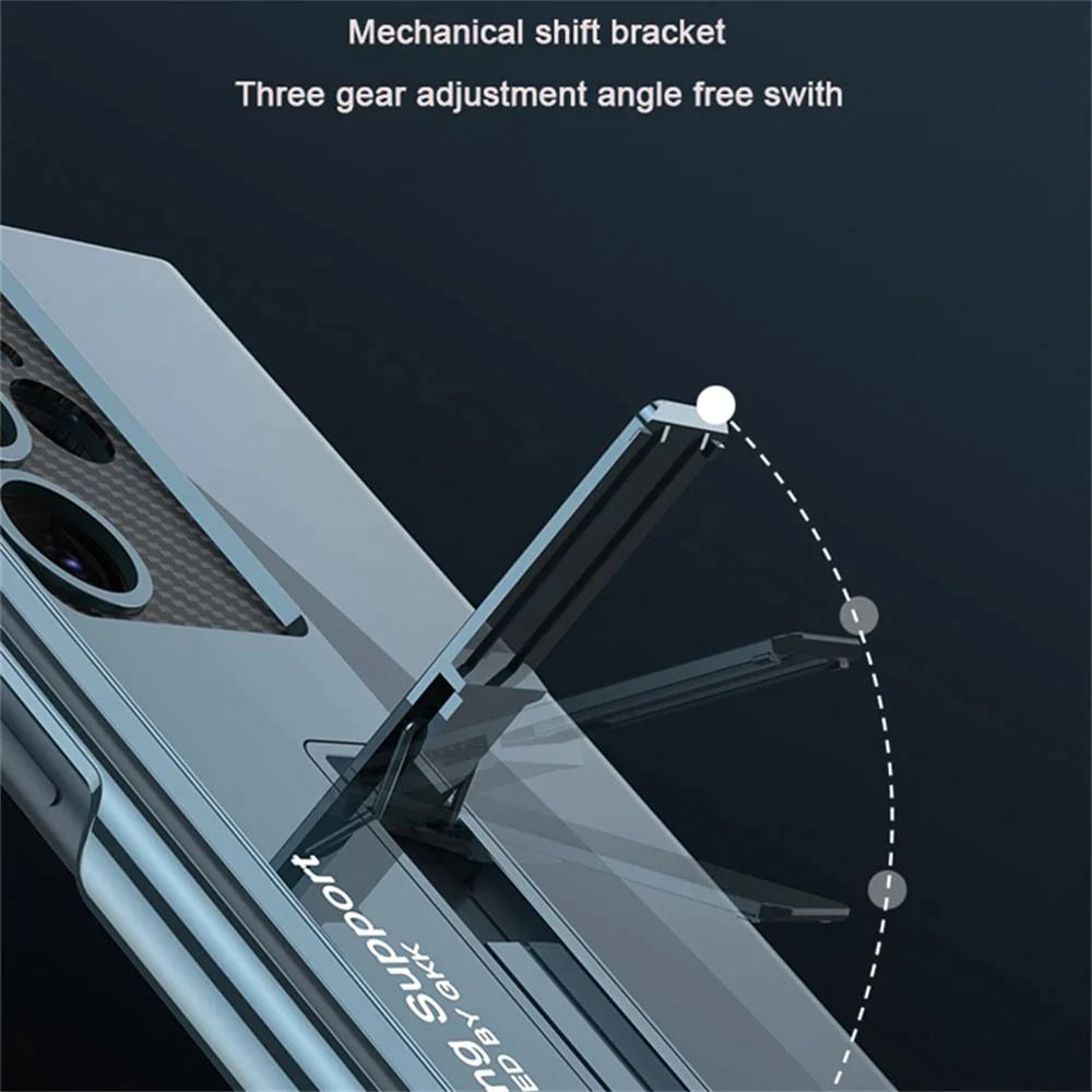 TRANSPARENT SHOCKPROOF CASE WITH BRACKET FOR SAMSUNG GALAXY S24 ULTRA