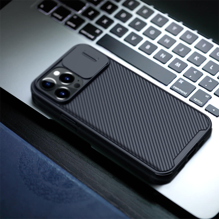 Nillkin Camshield Pro iPhone 13 Pro Max Shutter Lens Protection Case - Black