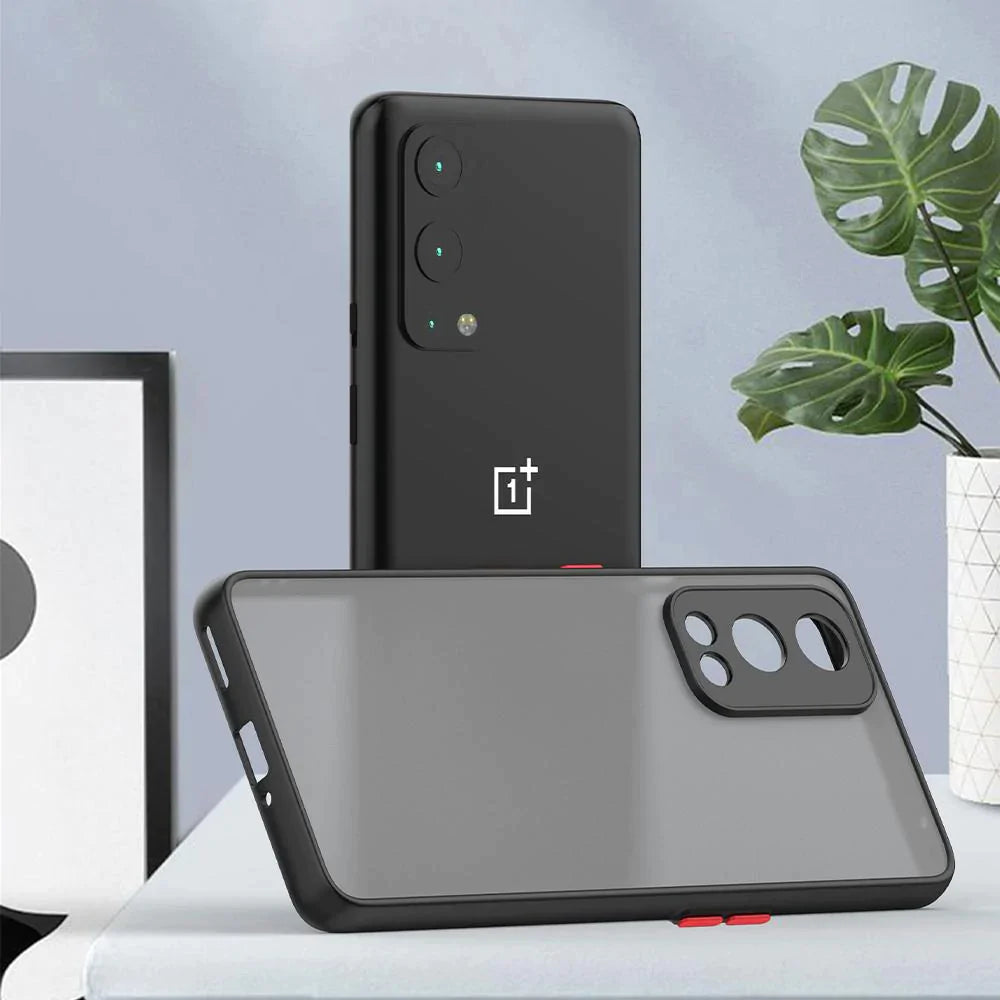 OnePlus Nord 2 Luxury  Silicon Matte Camera Closed  Case