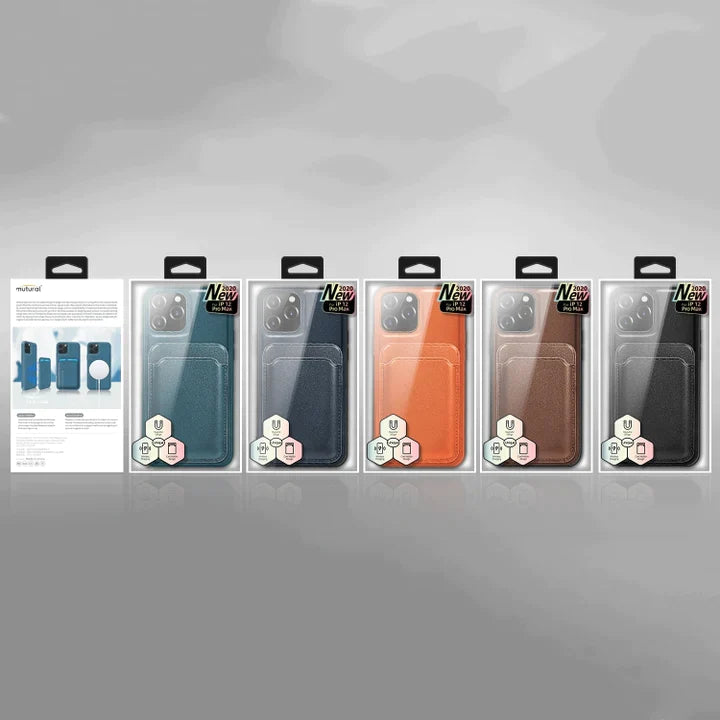 Detachable Series Magnetic Design PU + TPU Protective Case with Detachable Card Holder Case