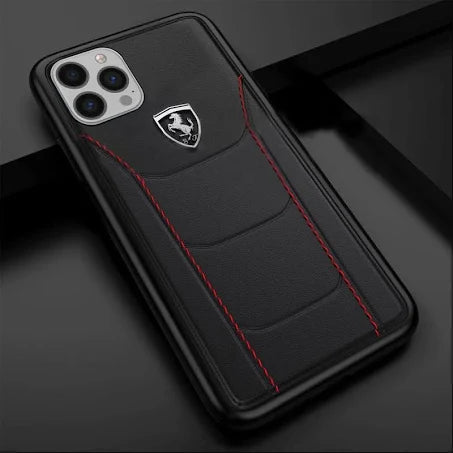 Ferrari Genuine Leather Case For iPHONE 13 Series